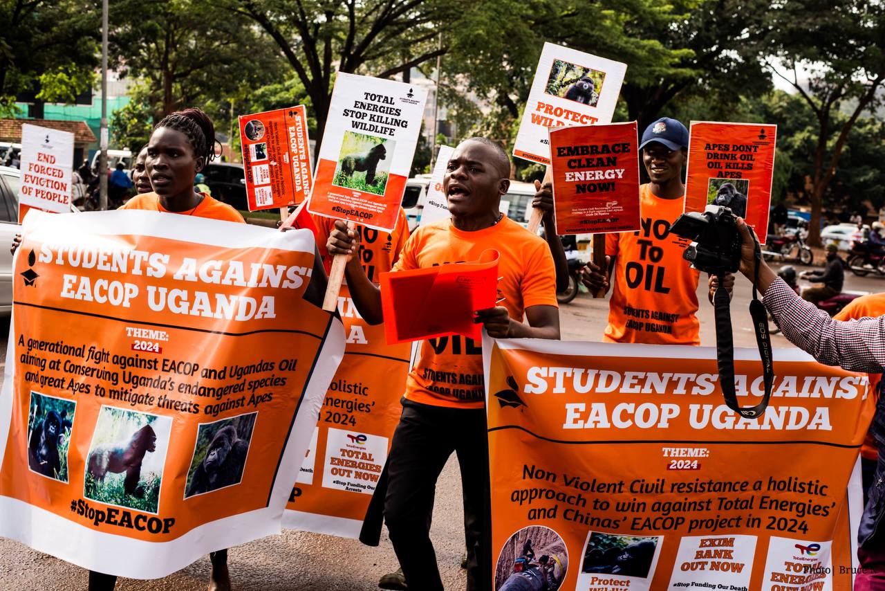 Students Against EACOP Uganda Petition Parliament to Halt East African Crude Oil Pipeline Plans